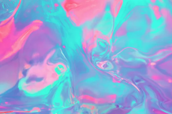 Mint pastellfärgad holografisk bakgrund — Stockfoto