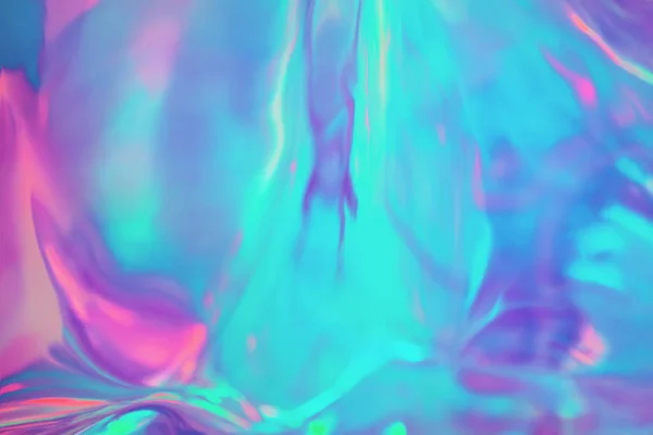 Miętowa pastel kolorowe holograficzne tło — Zdjęcie stockowe