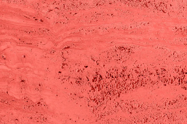 Primer plano de la pared de textura de piedra porosa de color coral —  Fotos de Stock