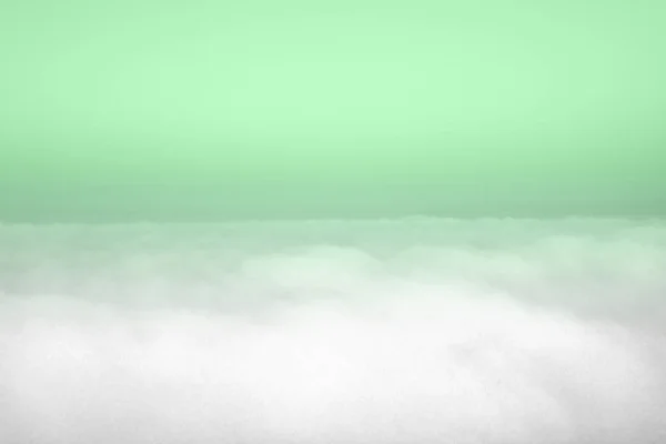 Flygfoto över Panorama horisontell klar himmel ovanför moln — Stockfoto