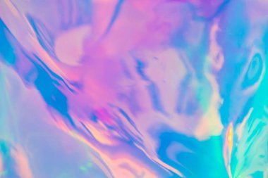 Holografik arka plan renkli pastel