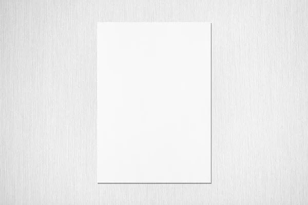 空白色垂直矩形海报模型 — 图库照片