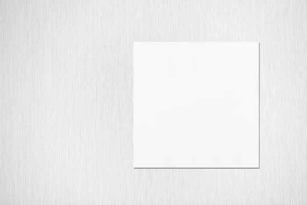 Folheto quadrado ou maquete de cartão de visita em cinza claro texturizado de volta — Fotografia de Stock