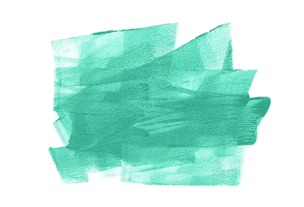 Curso verde abstrato isolado sobre branco — Fotografia de Stock