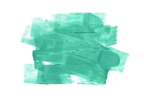 Curso verde abstrato isolado sobre branco — Fotografia de Stock