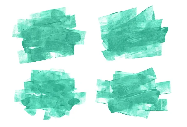 Абстрактные зеленые штрихи, выделенные на белом — стоковое фото