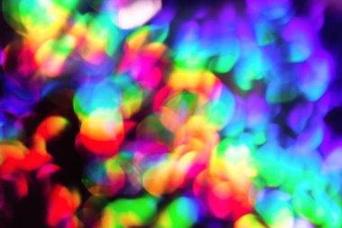 Soyut gökkuşağı renkli bulanık bokeh arka plan