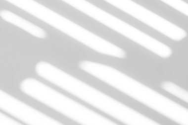 Beyaz bir duvara organik gölge düşür