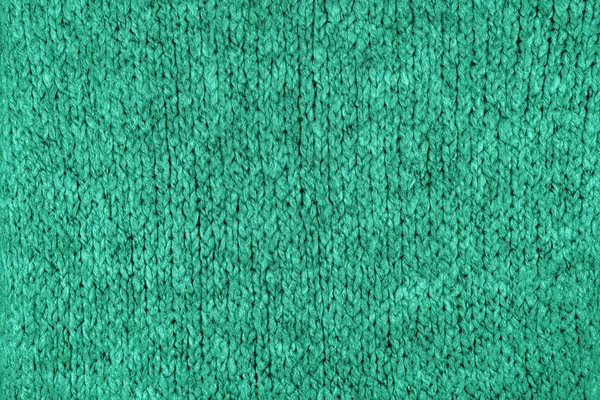 Mint Knitwear tecido textura — Fotografia de Stock