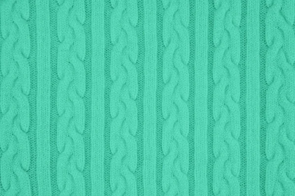 Mint Strickwaren Textur — Stockfoto