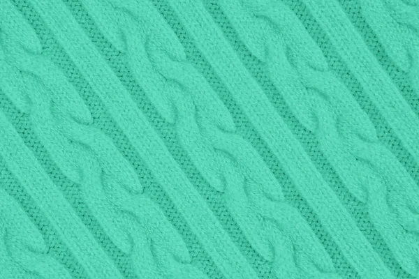 Mint Strickwaren Textur — Stockfoto