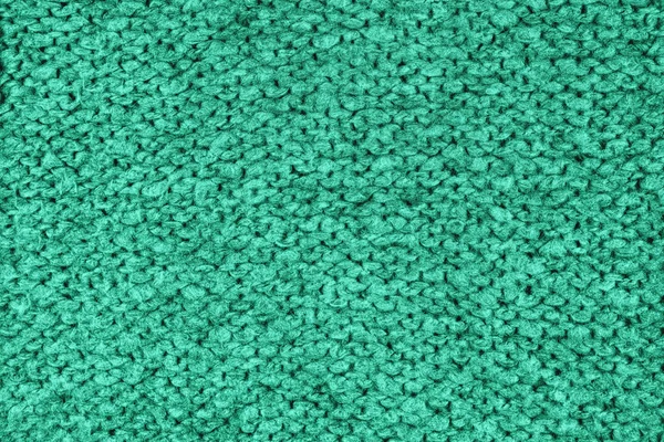 Mint Knitwear Fabric Texture — Stock Photo, Image