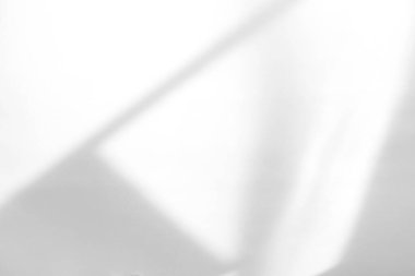 Beyaz bir duvara organik gölge düşür