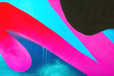 Renkli kentsel duvar dokusunu kapat