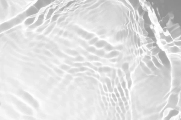 Closeup Desaturated Transparent Clear Calm Water Surface Texture Splashes Bubbles — Stock Photo, Image