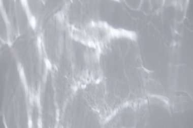 Beyaz bir duvarda gölge ve ışık yakıcı etkisi