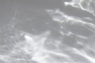 Beyaz bir duvarda gölge ve ışık yakıcı etkisi