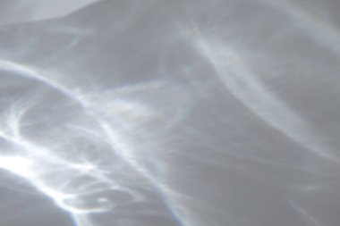 Beyaz bir duvarda gölge ve ışık yakıcı etkisi