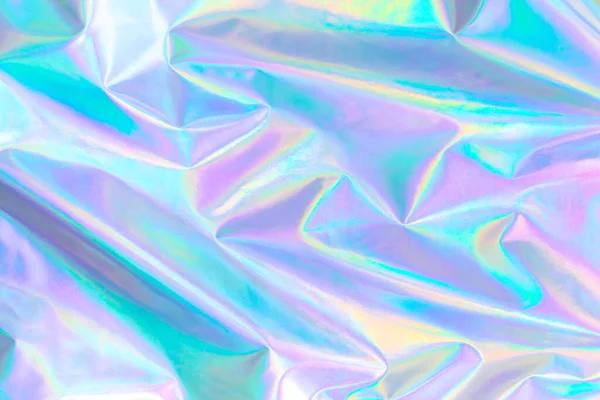 Pastel colored holographic background in 80s style — Stock Photo, Image