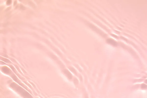 Zbliżenie Różowej Przezroczystej Spokojnej Powierzchni Wody Rozpryskami Bąbelkami Modne Abstrakcyjne — Zdjęcie stockowe