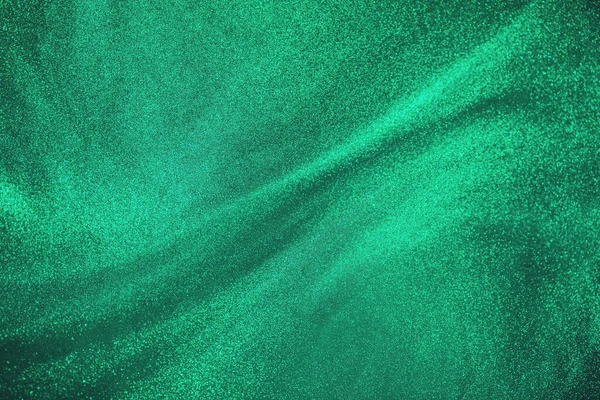 Mint glitter schimmernde magische Bokeh Hintergrund — Stockfoto