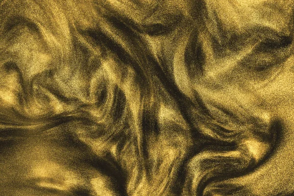 Black and gold festive shimmering glitter background — Stock Photo, Image