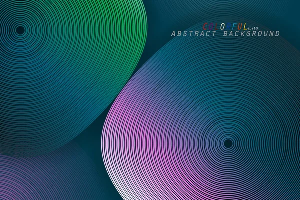 Coloridas Curvas Abstractas Tema Escena Vector Fondo Pantalla — Vector de stock