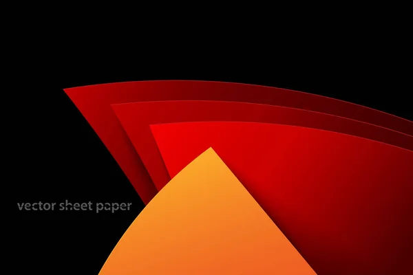 Papier Peint Vectoriel Concept Feuille Sur Fond Noir — Image vectorielle
