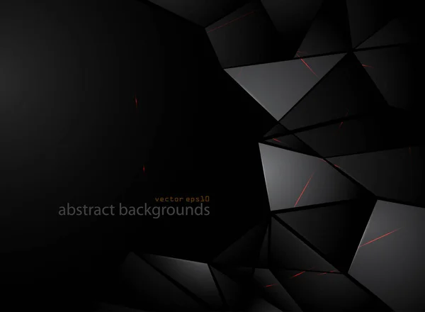 Metal Dark Scene Vector Abstract Wallpaper Backgrounds — Stock Vector