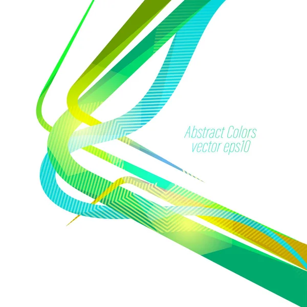 Colores Brillantes Abstractos Fondo Pantalla Vector Blanco — Vector de stock