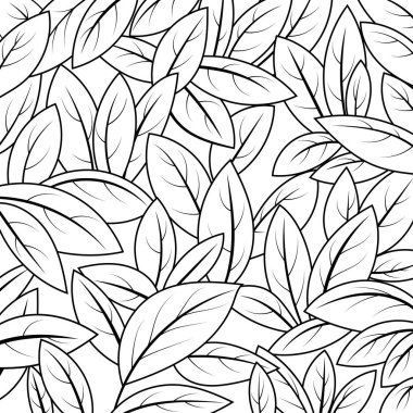 Beyaz vektör tasarım duvar kağıdı arka planlar yaprak doğa sahnesi