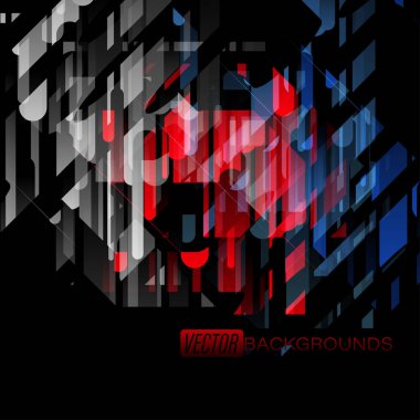 Siyah sahne vektör grafik tasarım duvar kağıdı arka planlar üzerinde soyut yarı saydam renkler