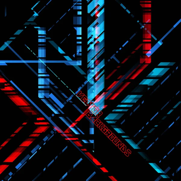 Translucent Geometry Colors Concept Black Vector Wallpaper Backgrounds — Stock Vector