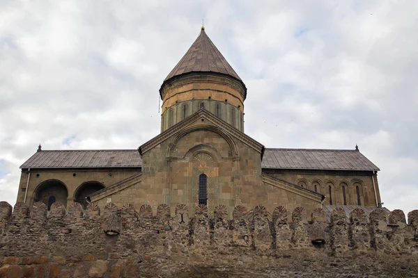 Het Oude Georgisch Orthodoxe Kerk Mtskheta Horizontally — Stockfoto