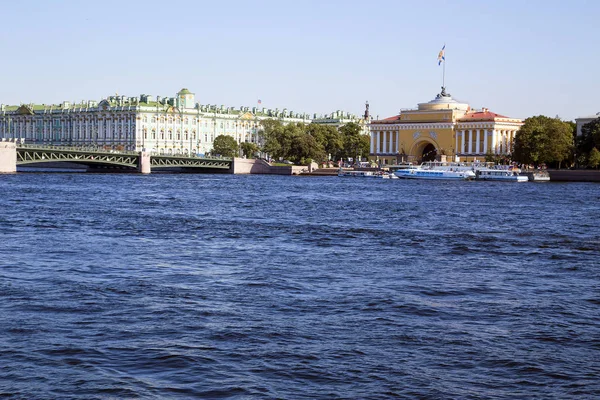 Sankt Petersburg Widok Miasto Twierdzy Piotra Pawła Poziomo — Zdjęcie stockowe