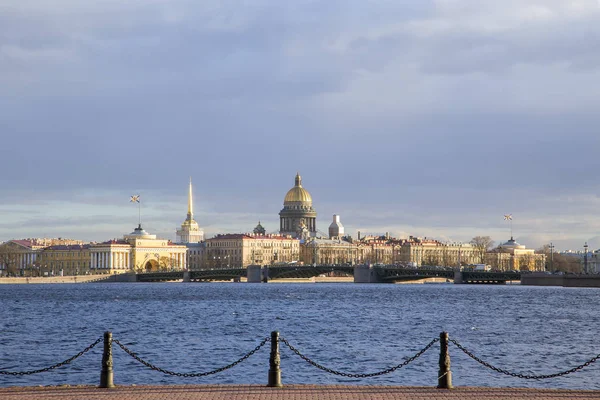 Sankt Petersburg Widok Miasto Twierdzy Piotra Pawła Poziomo — Zdjęcie stockowe