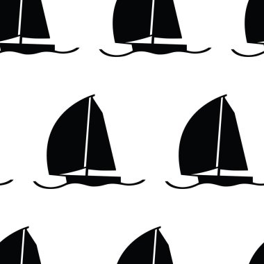 Benim yelken Yatlar Seamless modeli Rüzgar