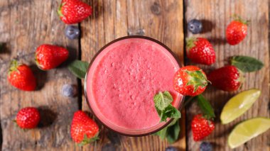 yakın çekim fotoğraf meyve güler yüzlü, üstten görünüm