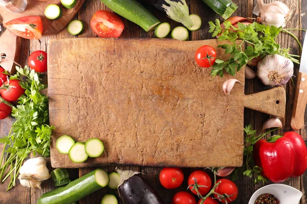 Rohes Gemüse Kochkonzept — Stockfoto