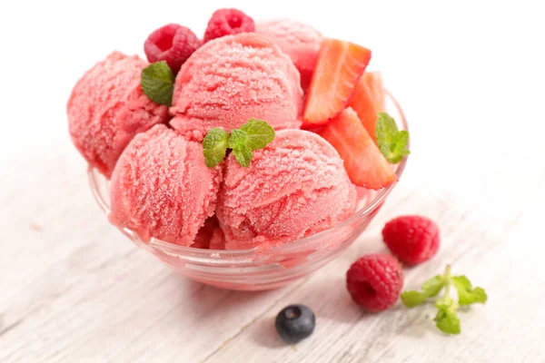 Helado Frutas Baya — Foto de Stock