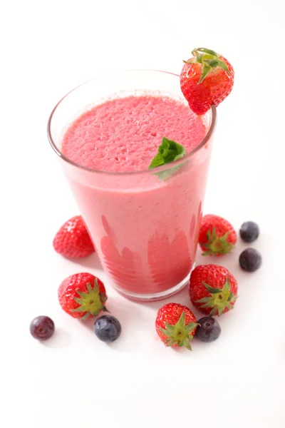 Çilek Blueberry Smoothie — Stok fotoğraf