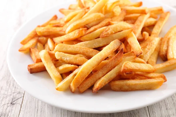 lezzetli Fransız plaka üzerinde kızarmış