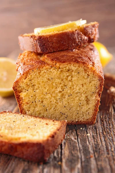 Sitronkake Puddelkake – stockfoto