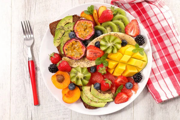 Bunte Gesunde Ernährung Hintergrund Nahaufnahme — Stockfoto