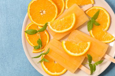 turuncu çubuklu dondurmayı dondurma