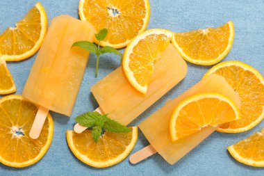 turuncu çubuklu dondurmayı dondurma