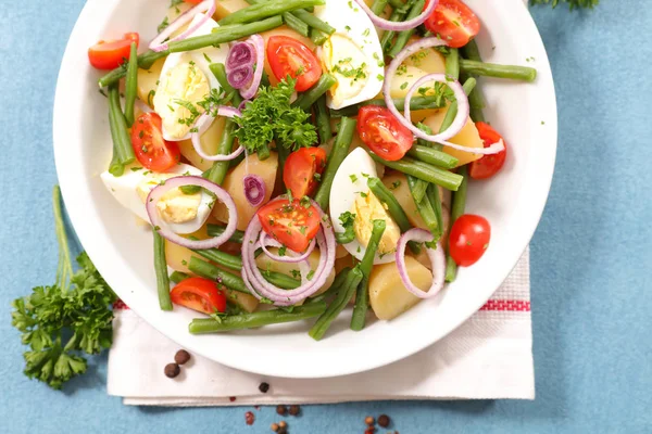 Gemengde Groente Salade Achtergrond — Stockfoto