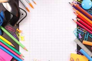 Okul çalışma kaynağı. geri okul kavramı