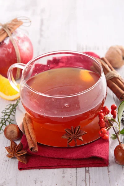 Chá Inverno Especiarias — Fotografia de Stock