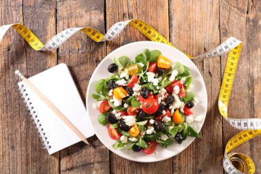sebze salatası, diyet gıda kavramı